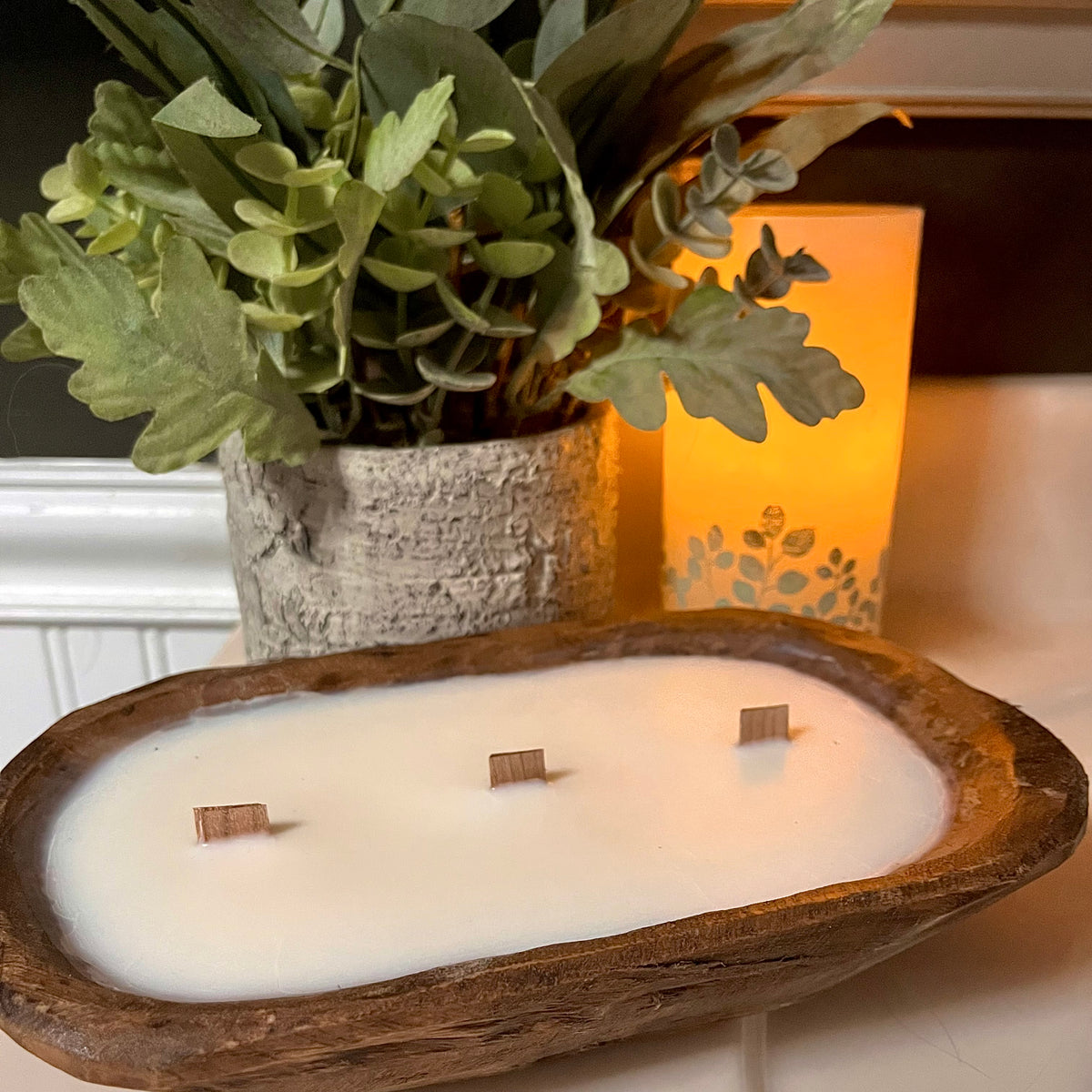 3 Wick Dough Bowl Candle | Phoenix Phurnishings